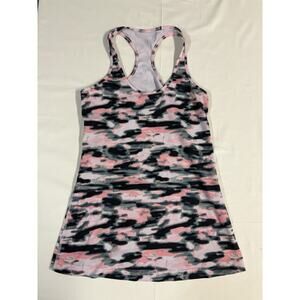 Lululemon Align Pink/Black “Wamo Camo Barely Pink” Tank Top Size 6 Women’s